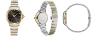 Citizen Eco-Drive Women's Ceci Diamond Accent Two-Tone Stainless Steel Bracelet Watch 32mm
